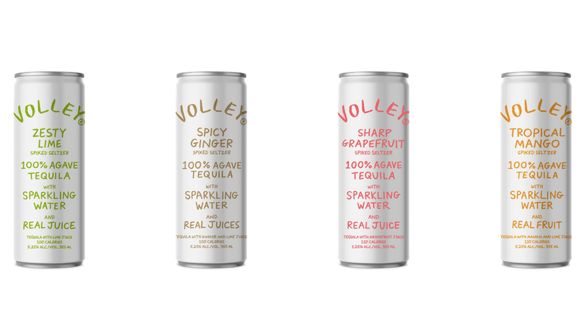 Volley Tequila seltzer canned cocktails