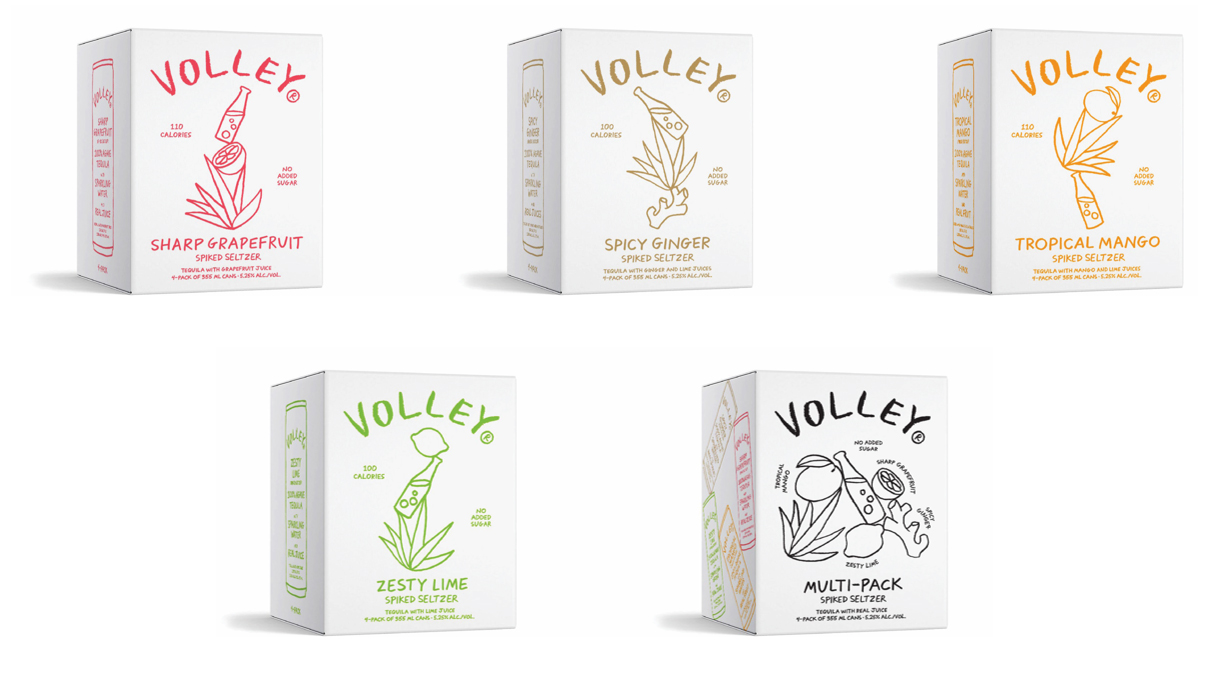 Volley Canned Cocktails Boxes