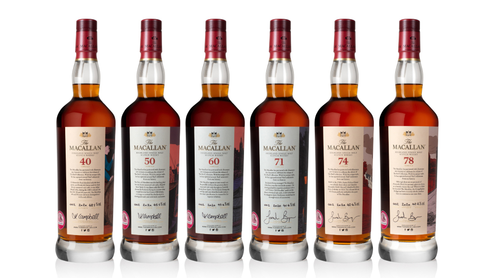 The Macallan The Red Collection Bottles Front