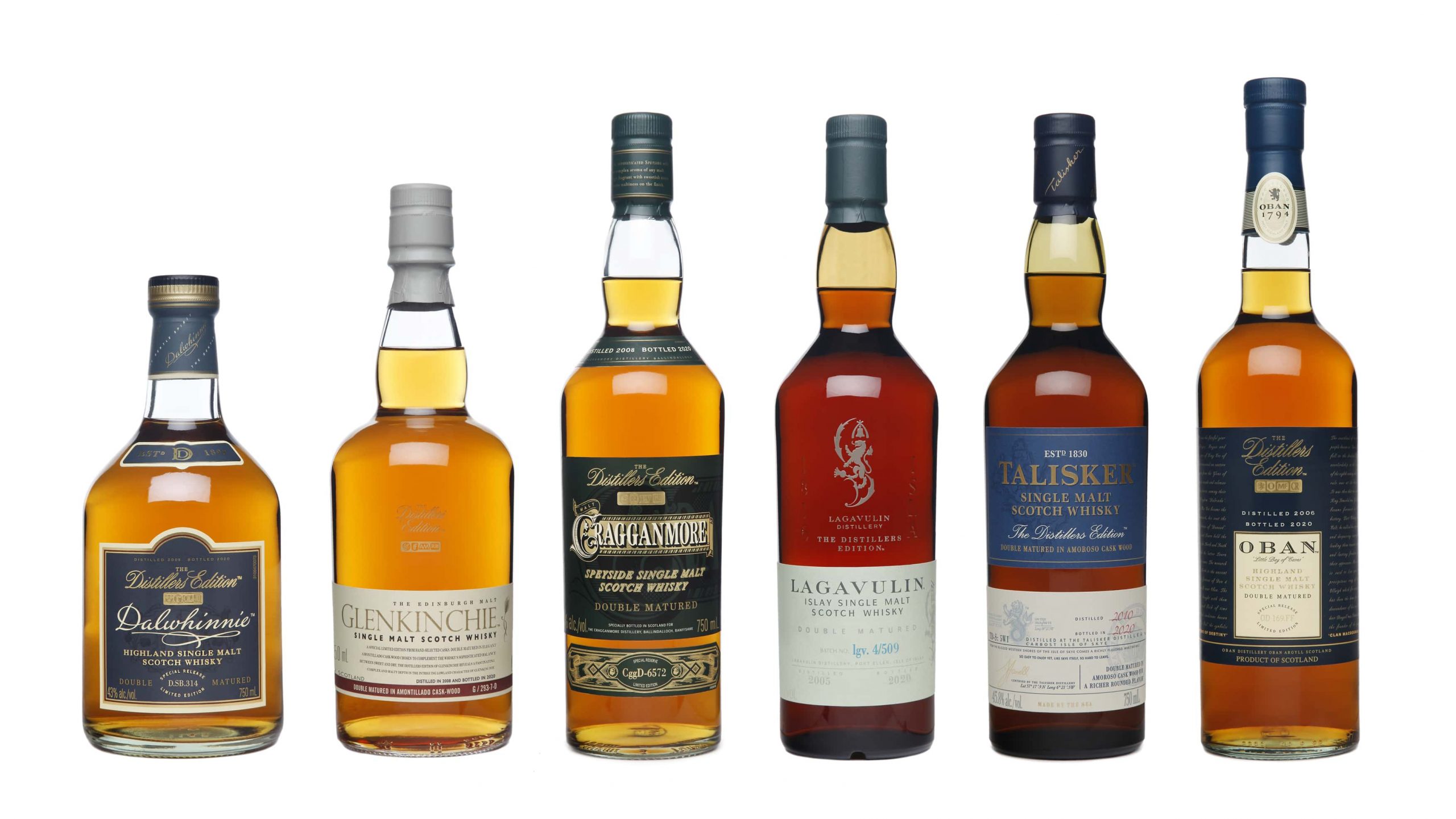 Diageo 2020 Distillers Edition Collection