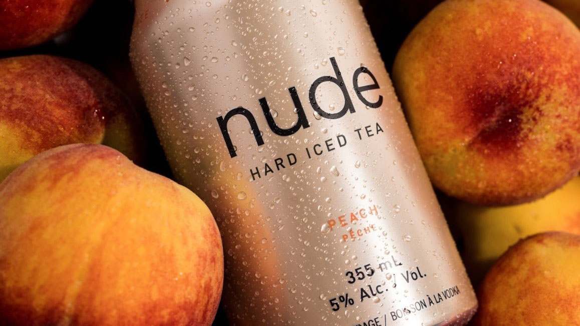 Nude Beverages peach