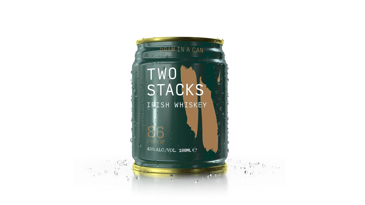 Two Stacks Irish Whiskey Dram In A Can