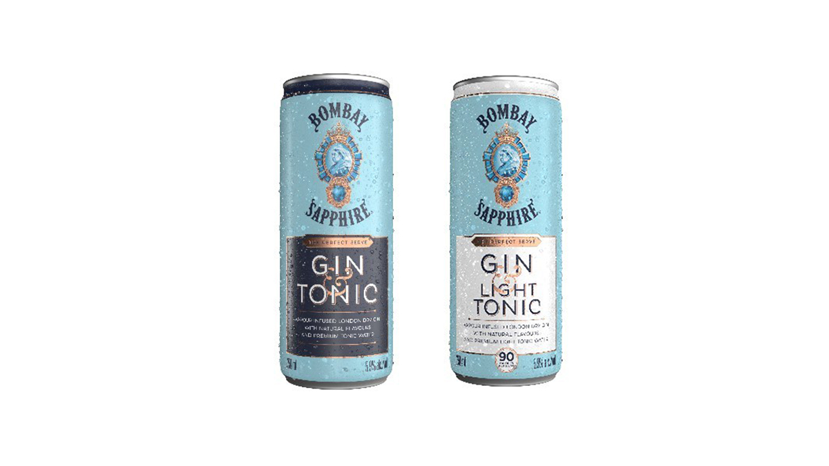 Bombay Sapphire Gin & Tonic RTDs