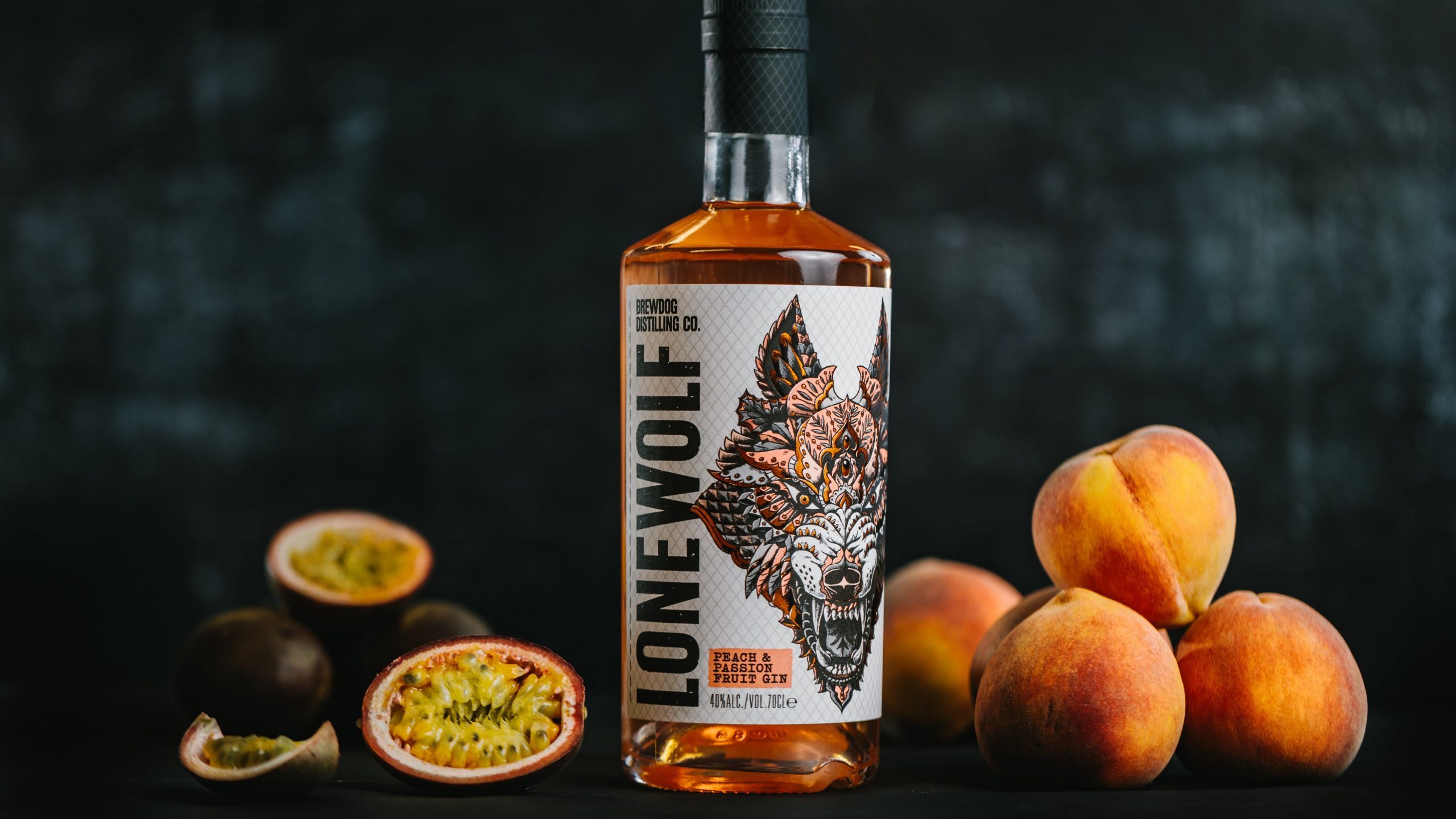 Lonewolf Peach and Passionfruit gin