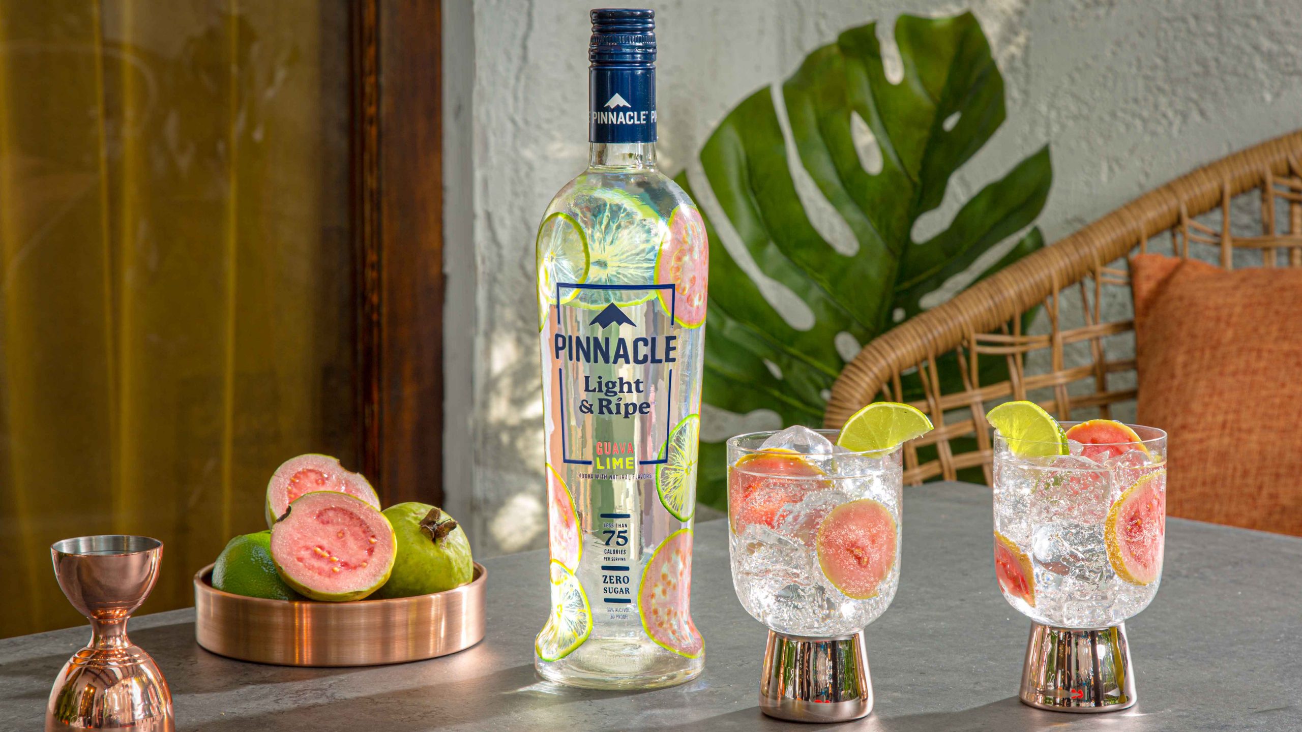 Pinnacle Light & Ripe Guava Lime sparkler