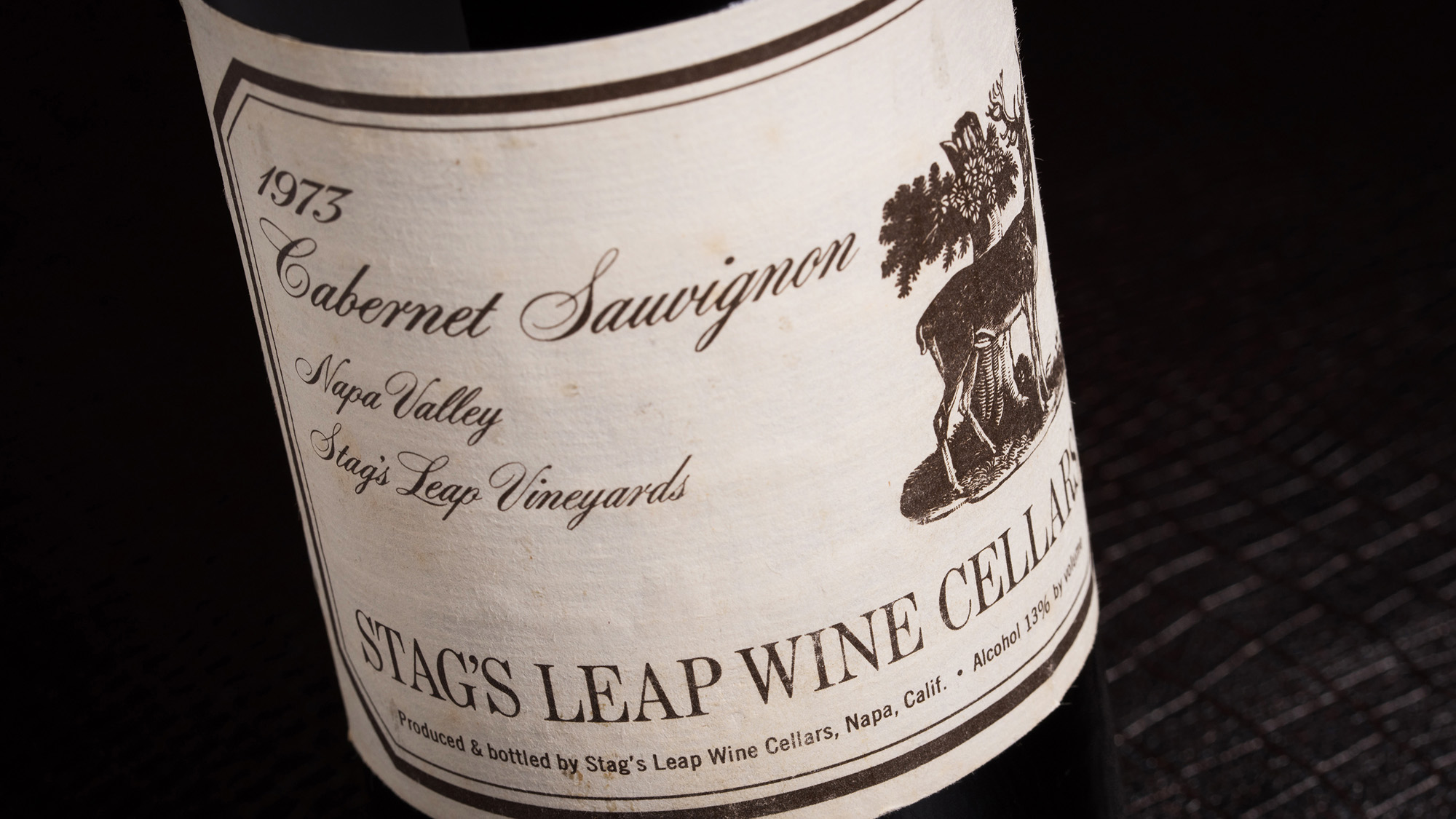 A Bottle Of 1973 Stag's Leap That Won The Judgment of Paris