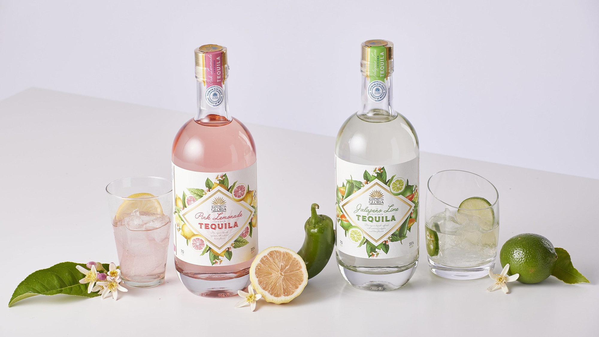 Rancho La Gloria Launches Infused Tequilas, Jalapeño Lime And Pink