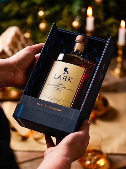 Lark Christmas Cask 2022 bottle