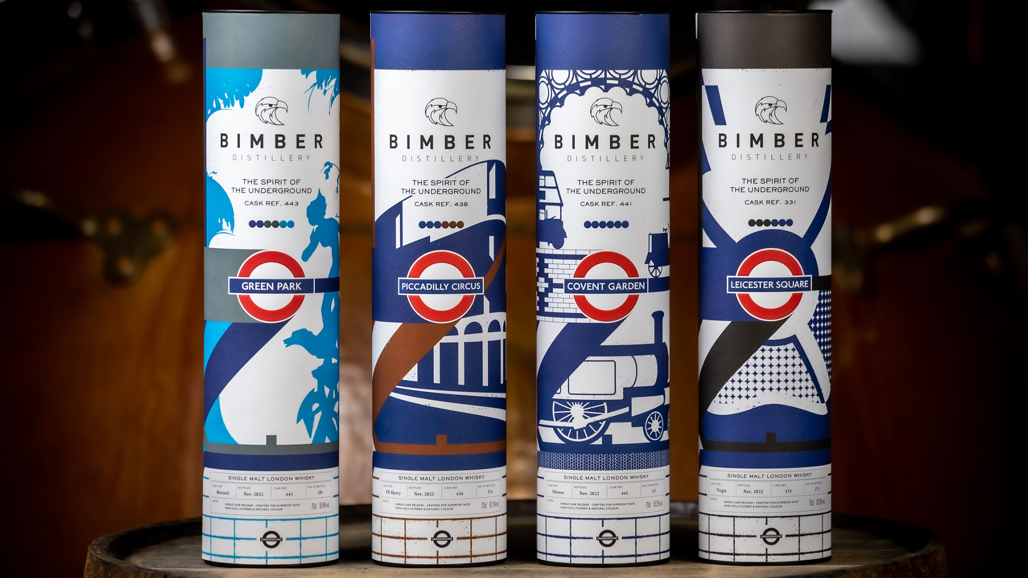 Bimber Explores London’s West End Stations With Fourth Spirit of the Underground Collection