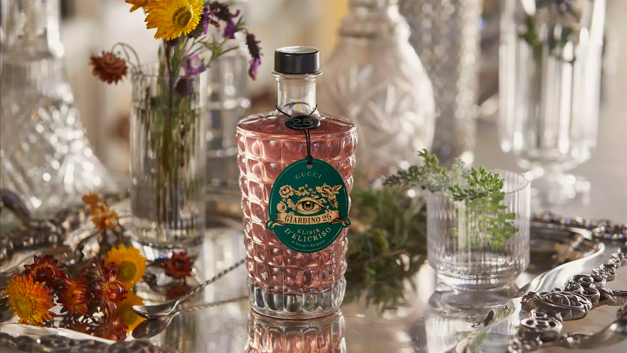 Gucci And Connaught Bar’s Giorgio Bargiani Launch Collectable Pre-Made Cocktail, Elisir d’Elicriso