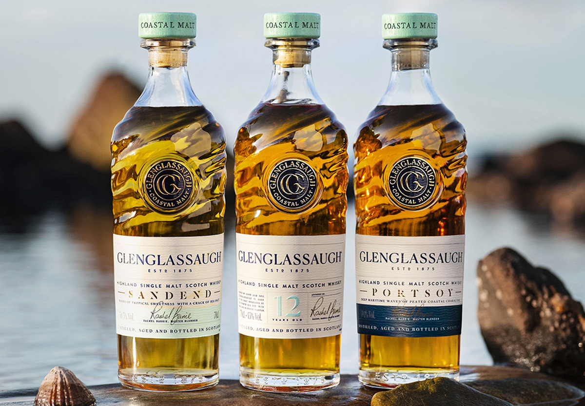 Glenglassaugh Relaunches Core Range With Three New Coastal Single Malts: 12 Year Old, Portsoy, And Sandend