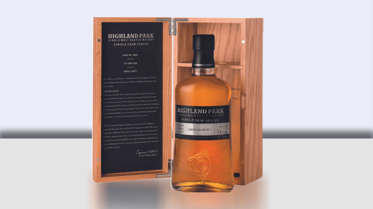 Highland Park Single Cask 2006 Munich Airport spiriteddrinks.com