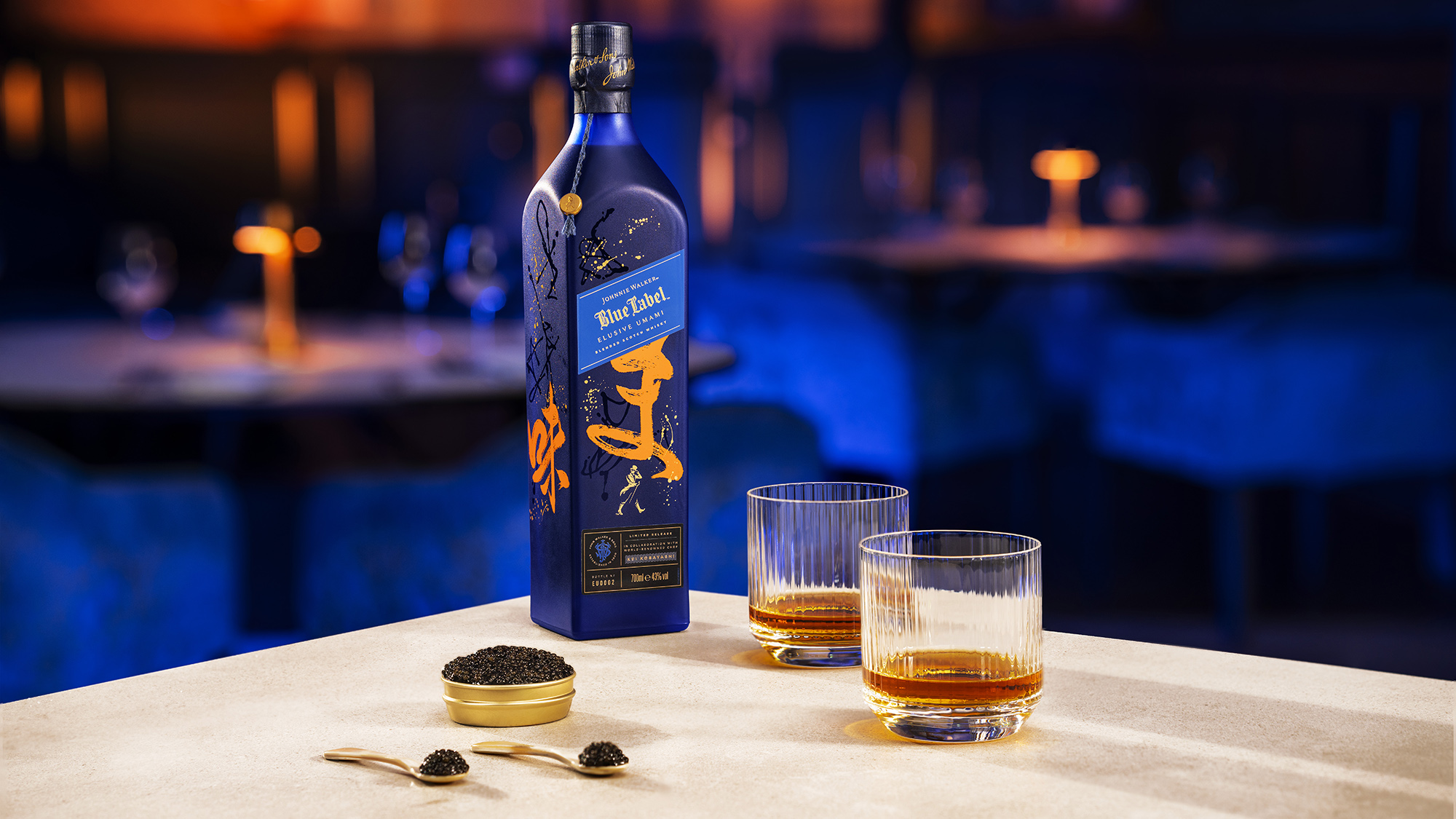 Johnnie Walker Teams Up With Chef Kei Kobayashi To Launch Blue Label Elusive Umami Limited Edition