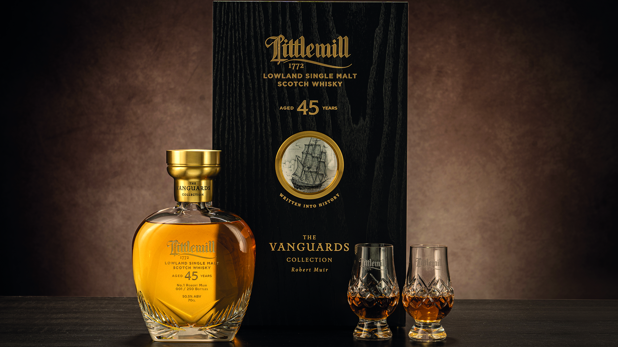 Littlemill Debuts 45 Year Old Single Malt As Chapter One In Vanguards Collection