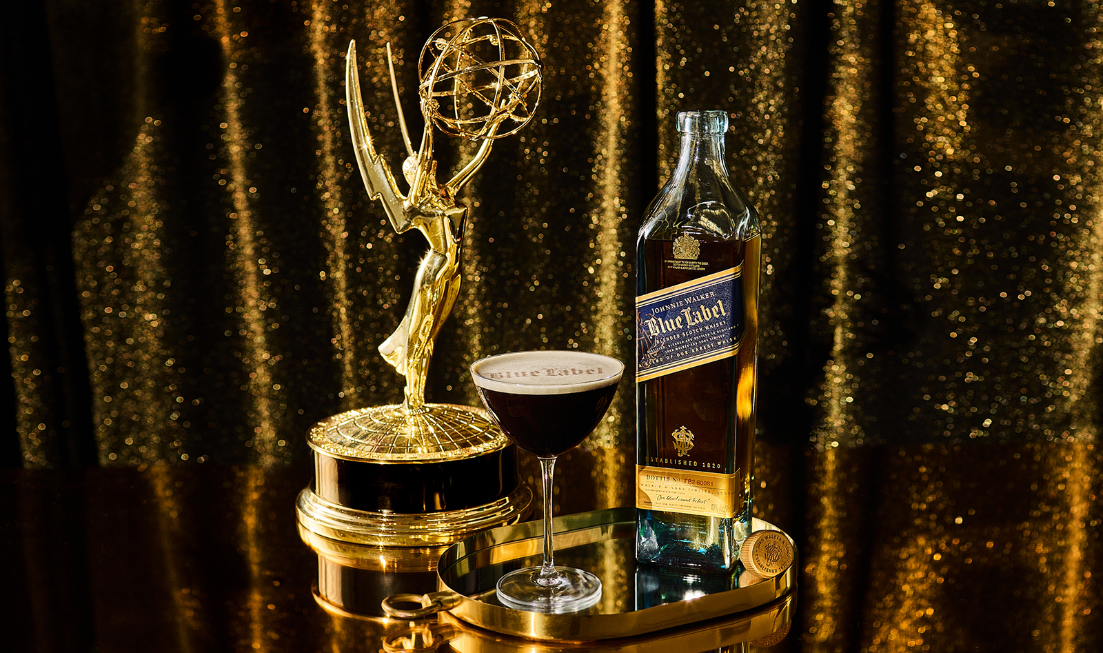 Johnnie Walker Blue Label Signature Emmys Cocktail - the 75th, an Espresso Martini