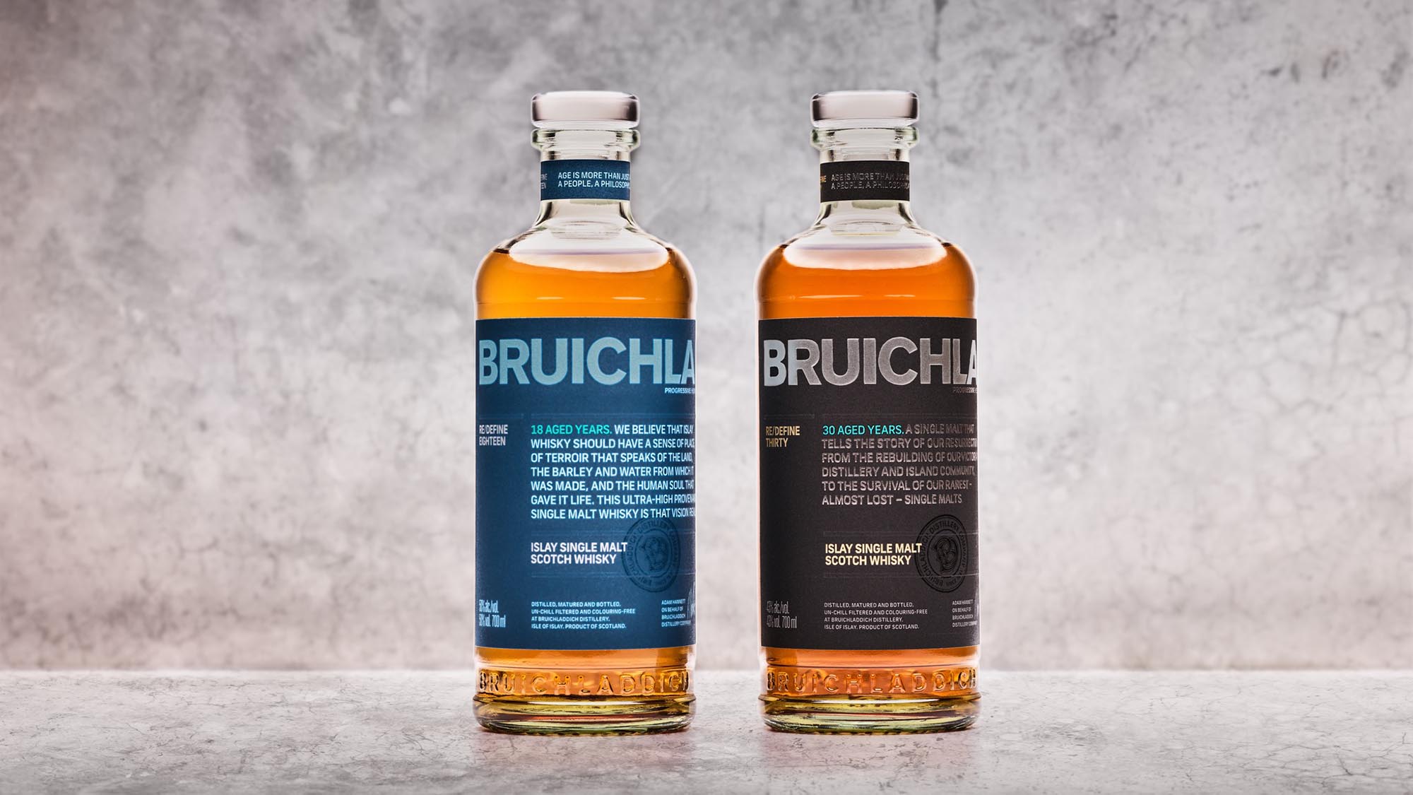 Bruichladdich Launches Luxury Redefined Range With 30-Year-Old And 18-Year-Old